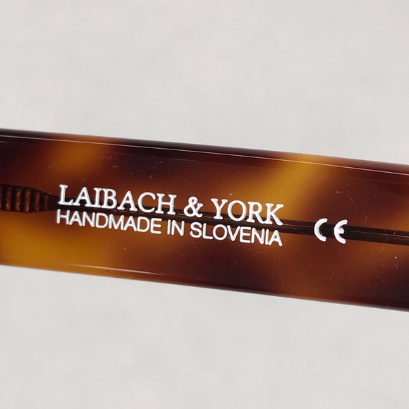 LAIBACH & YORK  Washington Frames 52-21 150 C2 Tortoise Acetate Slovenia - READ